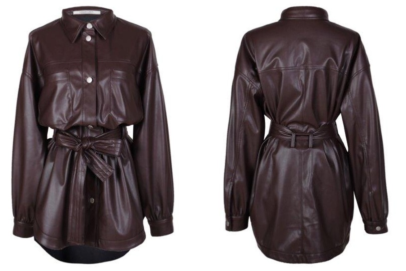 Women's Cropped Leather